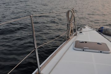 Bring your own food and drinks to enjoy on the yacht.