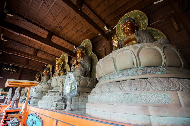 The Nyorai Buddha statues