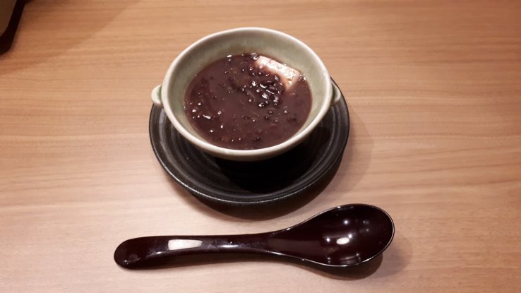 Anmitsu agar jelly desert