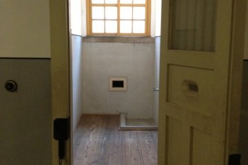 Inside the small cells below the former courtrooms