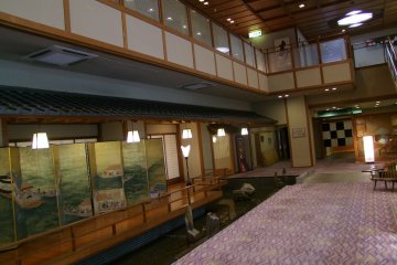 Hotel Yagi's beautiful lobby