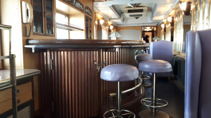 Lounge car interior