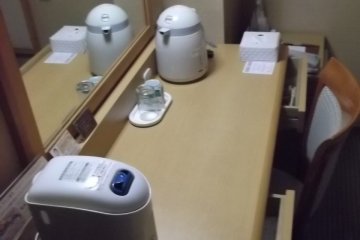 The desk in my room