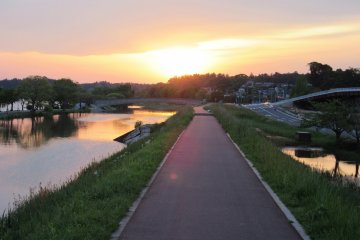 Nice evening stroll right by the hotel