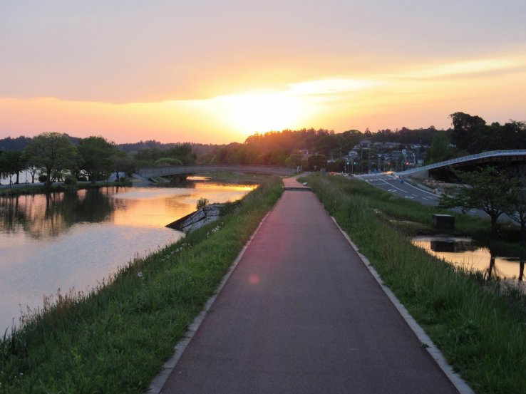 Nice evening stroll right by the hotel