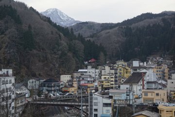A captivating onsen town atmosphere