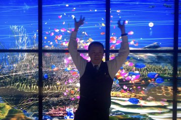 Ege-san Demonstrating the Touchscreen Effect
