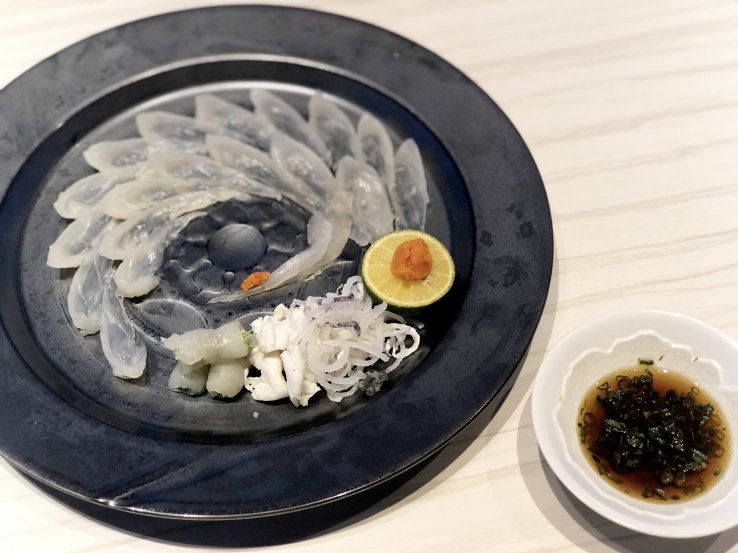 Fugu (Pufferfish) Sashimi