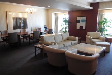 Imperial Suite room - the overall view of the dining and living rooms