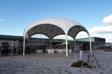 The event dome gives the station a very modern feel