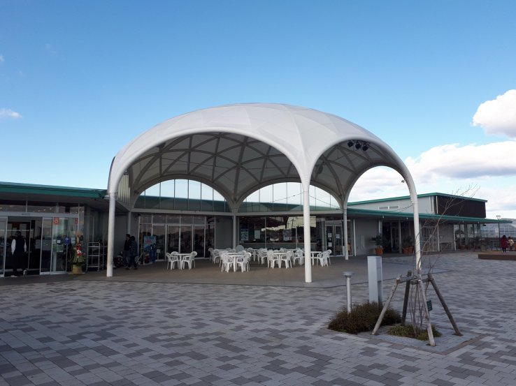 The event dome gives the station a very modern feel