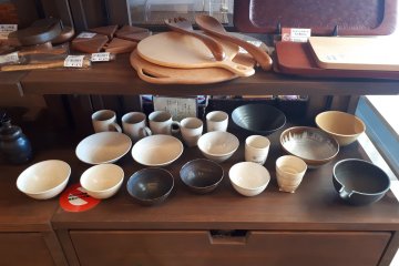 Some of the many local goods available