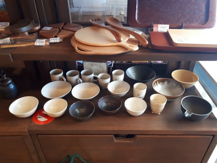 Some of the many local goods available