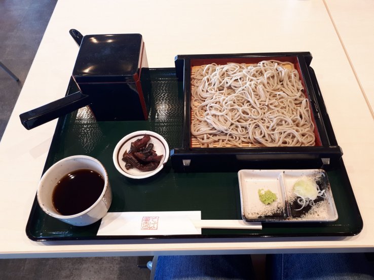 Excellent soba for lunch