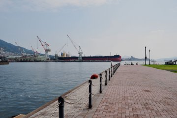 It is located in the city port, just a 15 minute walk from the JR Station.