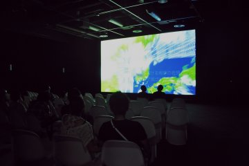 Guests can enjoy a documentary about Kure's military history.