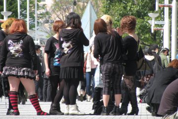 Young people in Tokyo 