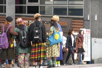 Quite a colorful group!