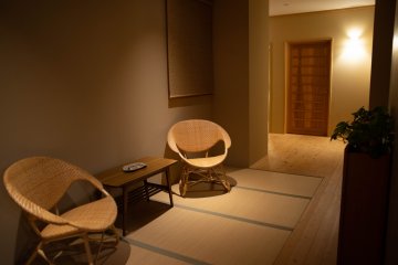 Hallway lounge at Satoumitei