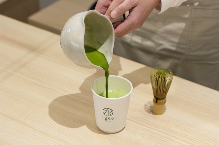 Making of 'Rich Matcha Latte'