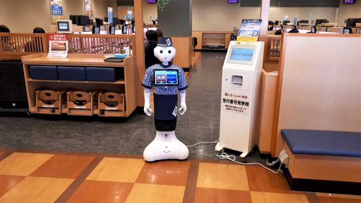 Robot greeting