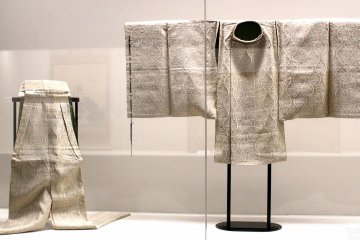 Historical men's clothing in Sendai City Museum