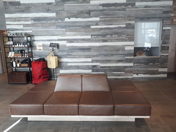 Part of the modern foyer decor