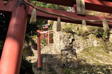 The lead up to the main shrine