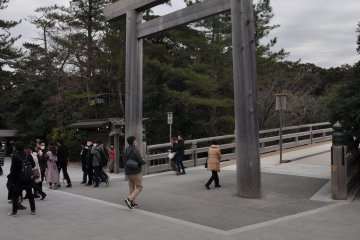 Ise Shrine: main gate
