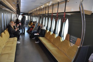 Hiei train: inside