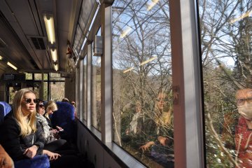 Kirara train: panoramic windows