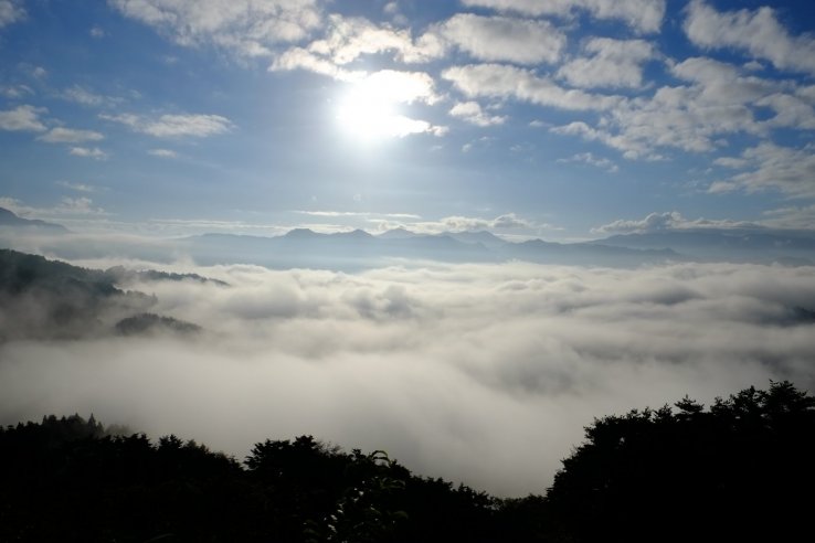View from the Omine Plateau