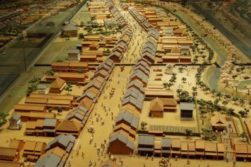 Diorama exhibit at the museum