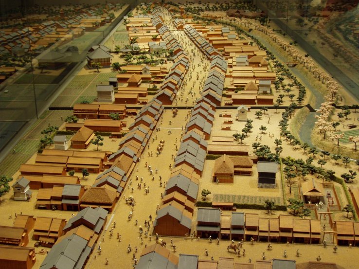 Diorama exhibit at the museum