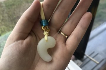 Magatama necklace