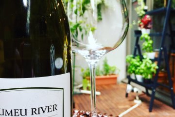 Relax on the sunken patio with a glass of wine in the sunshine