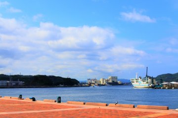 The good scenery of Sasebo Port