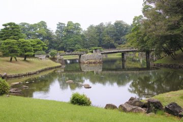 The bridge over the pond