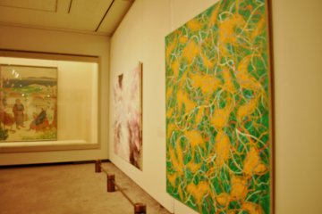 The entrance fee for the permanent exhibition (in the upper floor) is 250 yen.
