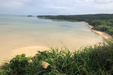 Pantai-pantai indah di Pulau Iriomote dalam perjalanan menuju ke Pangkalan Pedati Kerbau