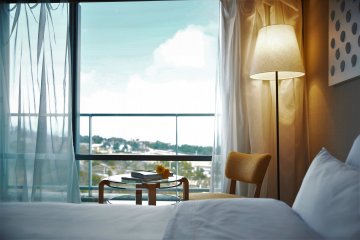 Luxurious bedrooms, all with panoramic views
