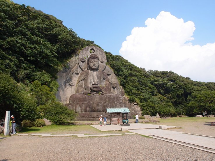 Nokogiri Mountain's stone Buddha, Chiba