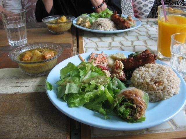 Vegan fare at Choukrane