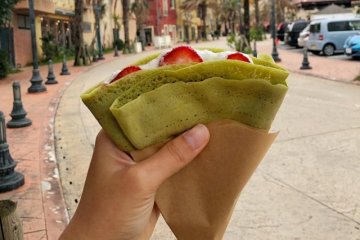 Vegan crepes? They exist, in Okinawa!