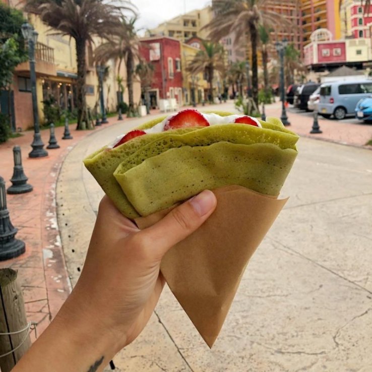 Vegan crepes? They exist, in Okinawa!