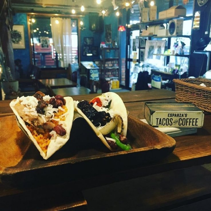 Esparza's Tacos and Coffee have multiple vegan options to choose from
