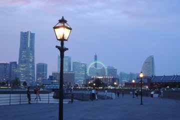 View of Zounohana park in twilight