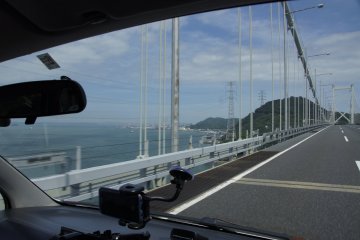 Crossing from Honshu to Kyushu