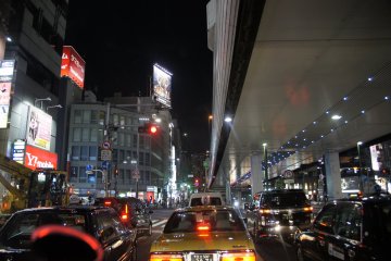 Evening rush hour in Tokyo