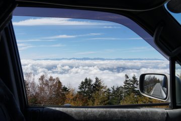 Above the clouds - Subaru route on Mt. Fuji